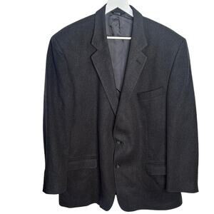Pavone Men’s Made in Canada 100% Cashmere Soft Jacket Blazer Sz 48 Regular